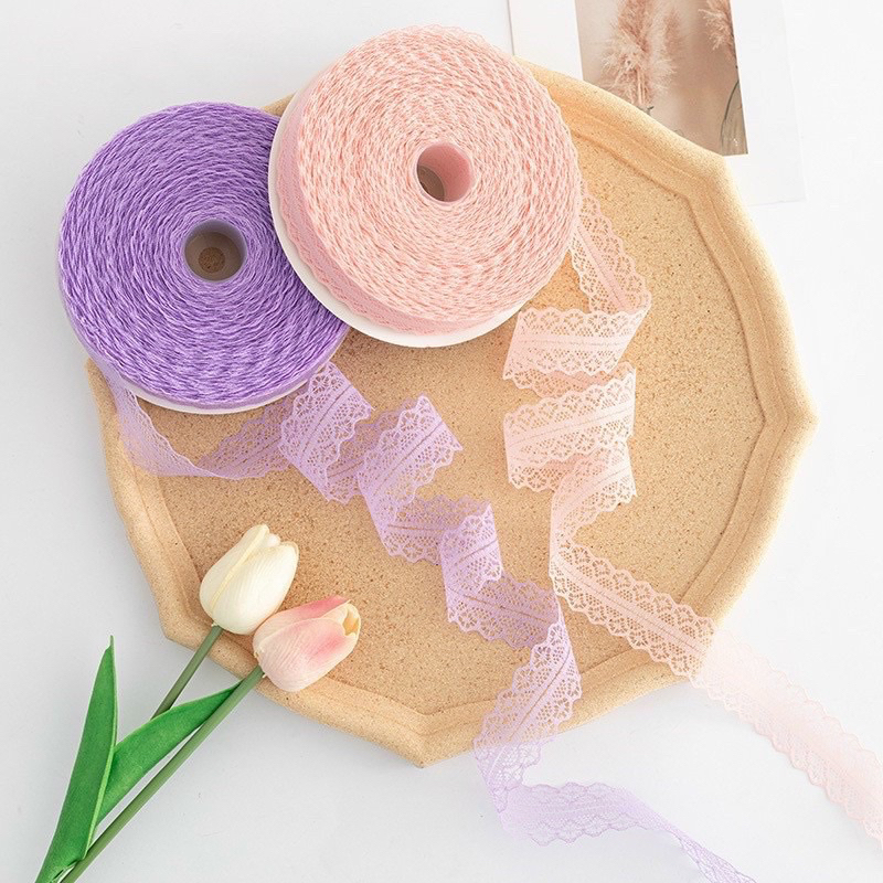 1m Ruy băng ren lưới bản rộng 2.8cm