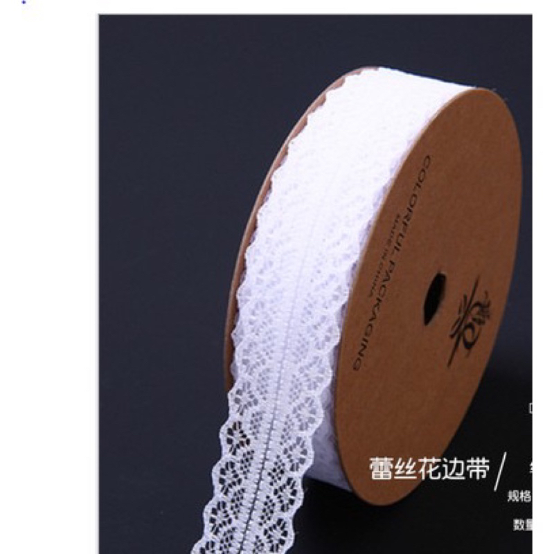 1m Ruy băng ren lưới bản rộng 2.8cm