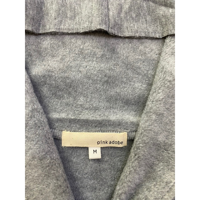 Áo khoác nỉ dáng dài có mũ màu xám  - Thanh lý vnxk