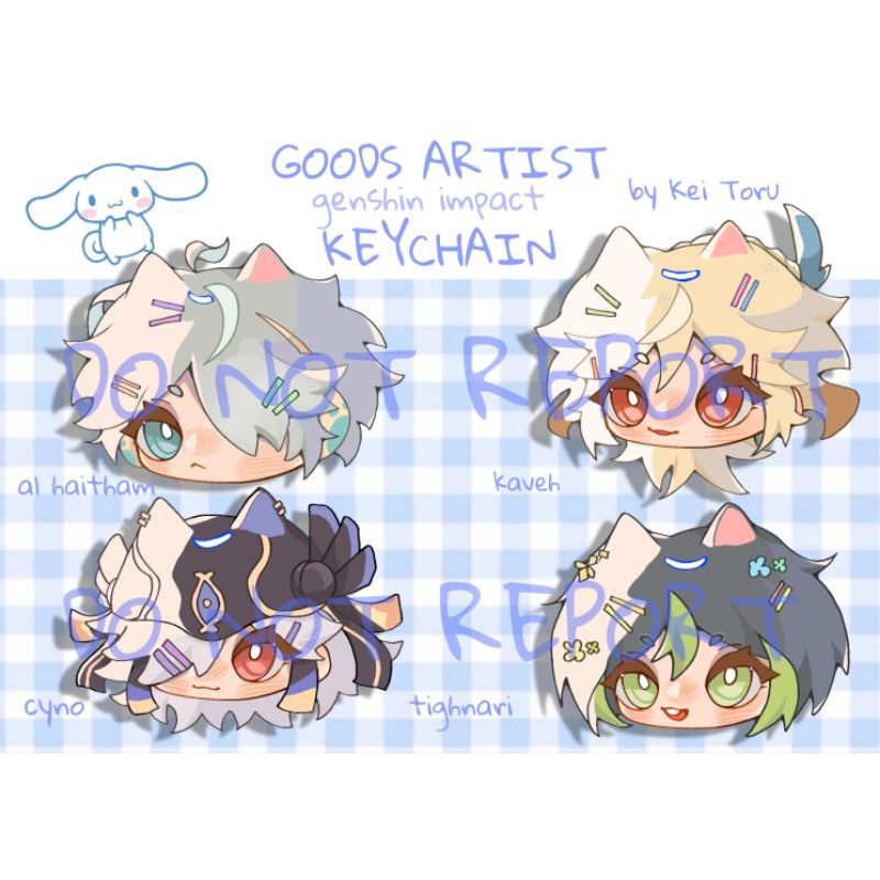 Móc khoá Genshin Impact Chibi