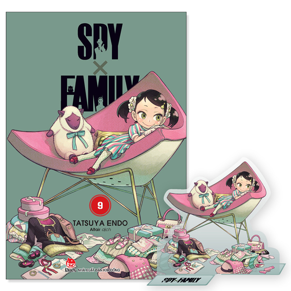 Truyện tranh Spy x Family 9 bản thường, seal