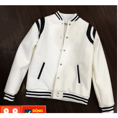 ^ F05 Áo Khoác Bomber Teddy tay da, phong cách Hàn Quốc trẻ trung, Áo Bomber Unisex Nam Nữ ^