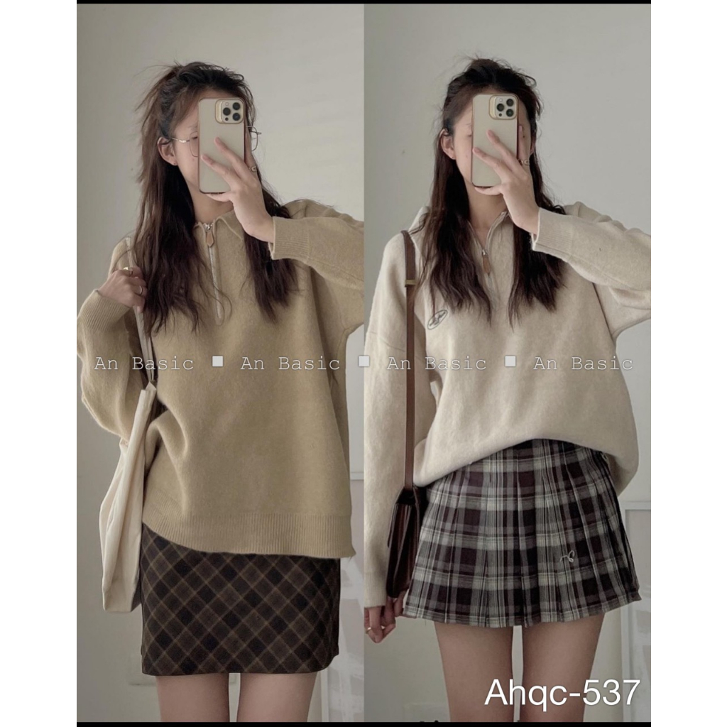 Áo len polo dài tay nữ Maia Aopolophoikhoa537 P4K3
