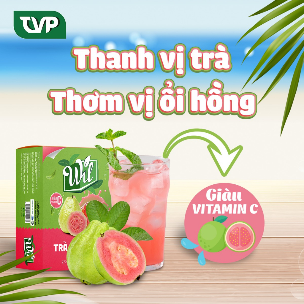 Trà ổi hồng WILL hòa tan / pha chế/ hộp 16 gói 272g