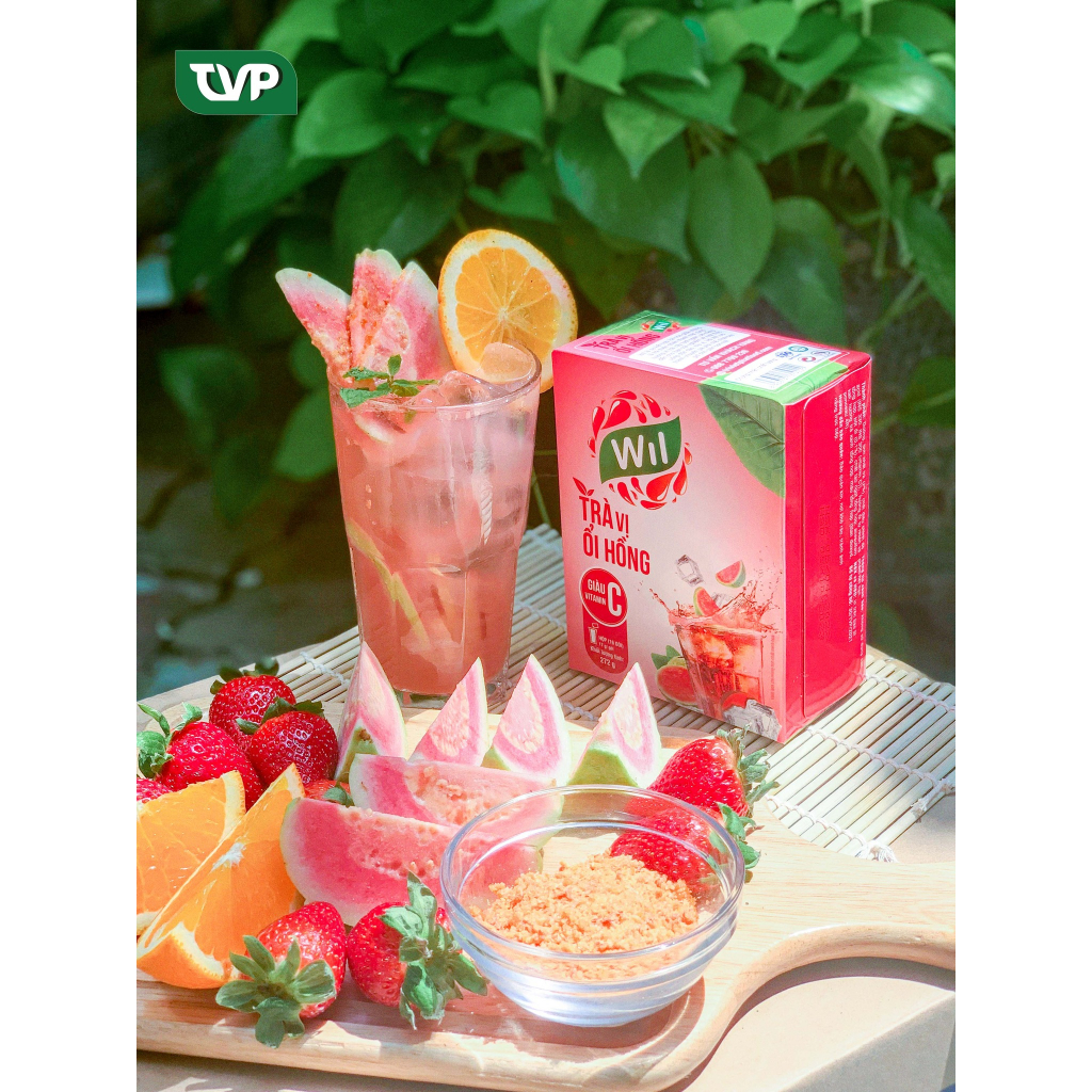 Trà ổi hồng WILL hòa tan / pha chế/ hộp 16 gói 272g