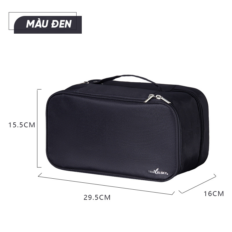 Túi đựng đồ lót du lịch GB-MP05, đựng đồ tiện lợi, nhỏ gọn, chất liệu cao cấp chống thấm nước