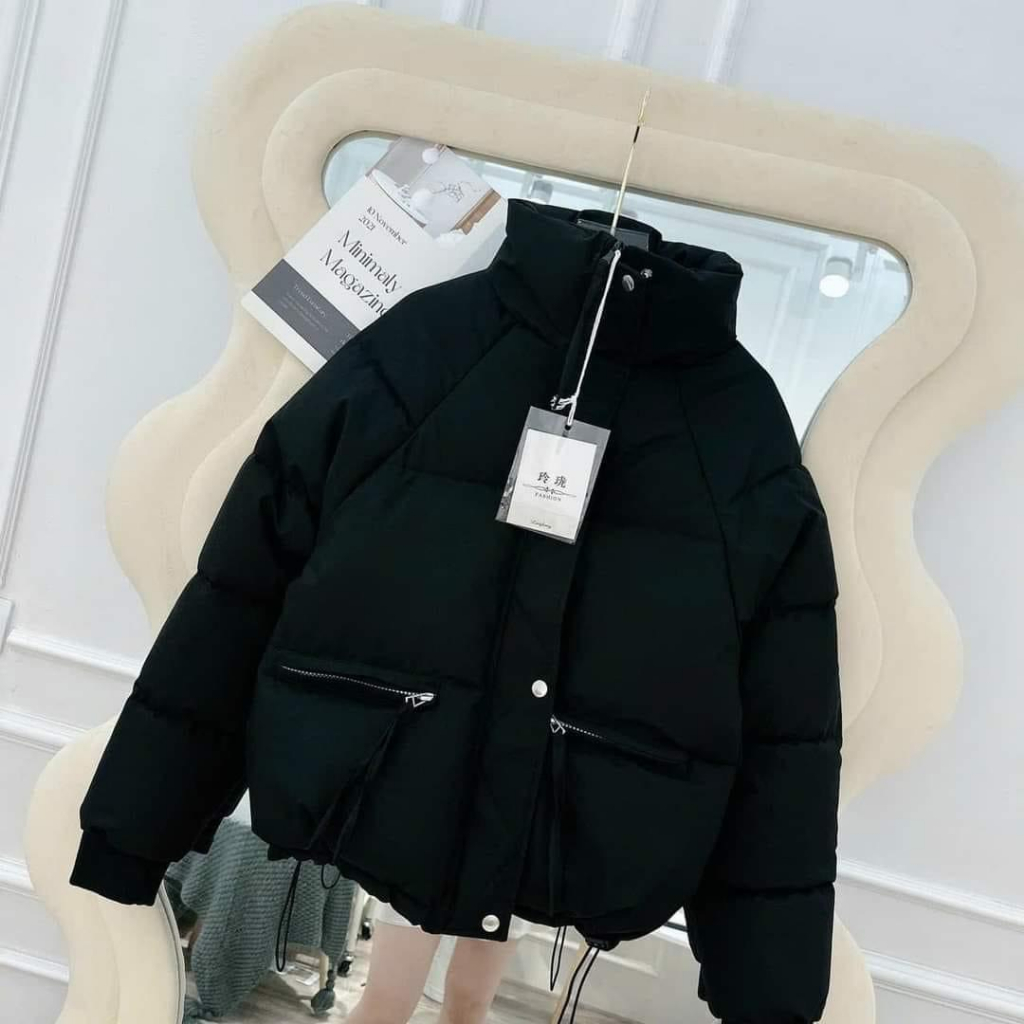 Áo phao béo nữ hót 2023. Áo phao 3 lớp túi khóa cao cấp. Hàng Đầu Mùa