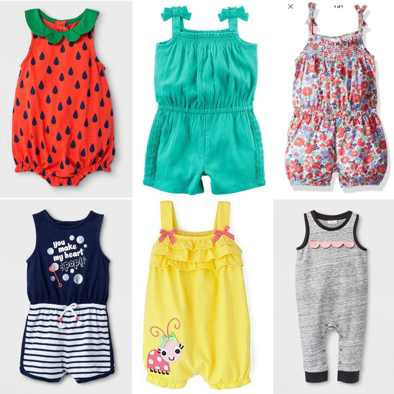 Body đùi bé gái họa tiết đáng yêu, hàng xuất dư các hãng size 12-24M (9-13.5kg), Romper, đồ liền thân các hãng
