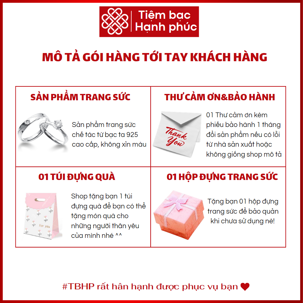 Nhẫn Đôi Bạc #TBHP tiembachanhphuc Cam Kết Chuẩn Bạc Ta 925 Xịn Không Xỉn Màu - Mã TSJC36
