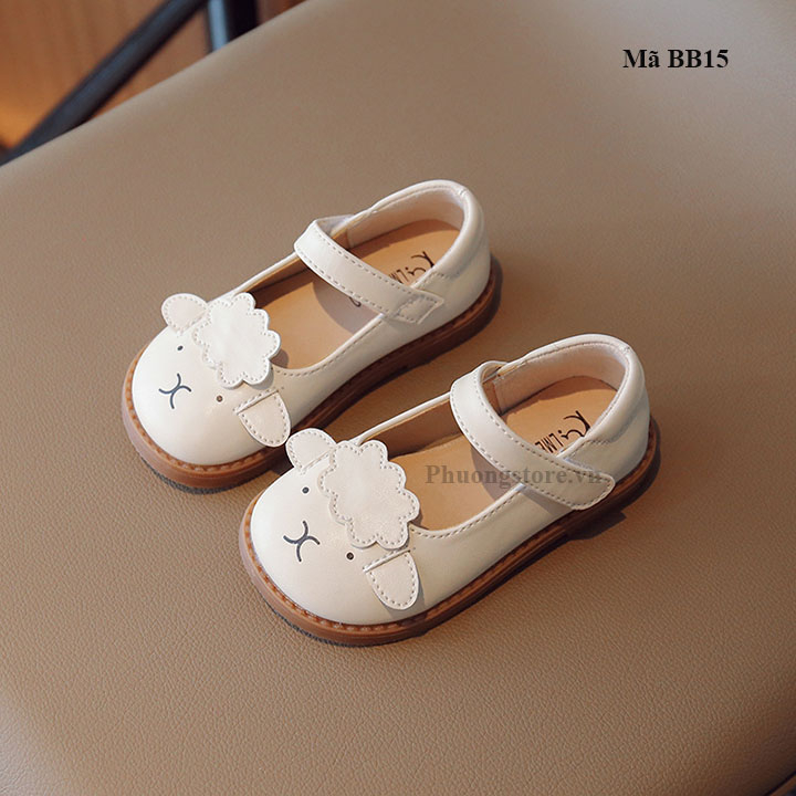 Giày búp bê bé gái từ 1-4-5 tuổi mặt cừu xinh xắn BB15
