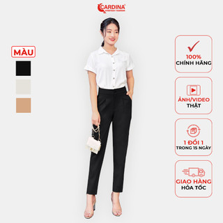 Quần Baggy Nữ 𝐂𝐀𝐑𝐃𝐈𝐍𝐀 Chất Tuýt Si Cao Cấp Cạp Cao Có Ly Trước Thanh Lịch 3QF27