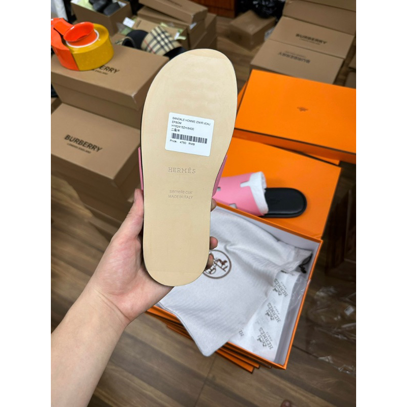 Dép H.ermes Form Like A.uth Màu ss2023 Cao Cấp, Dép HM