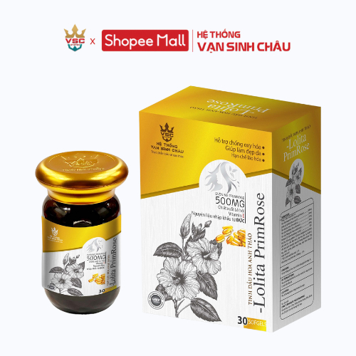 Tinh dầu Hoa anh thảo Vasih P&B Lolita PrimRose hộp lọ 30 viên