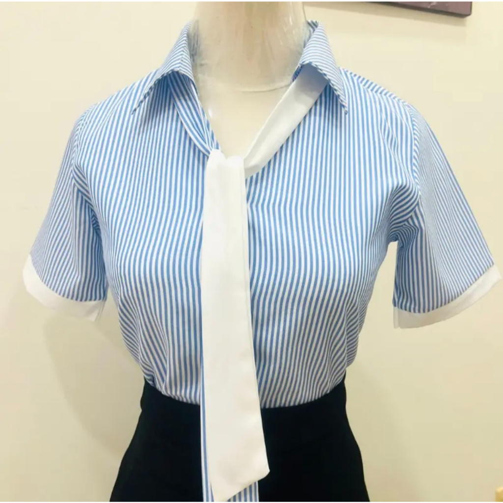 A181 áo sooc tay ngắn dây nơ