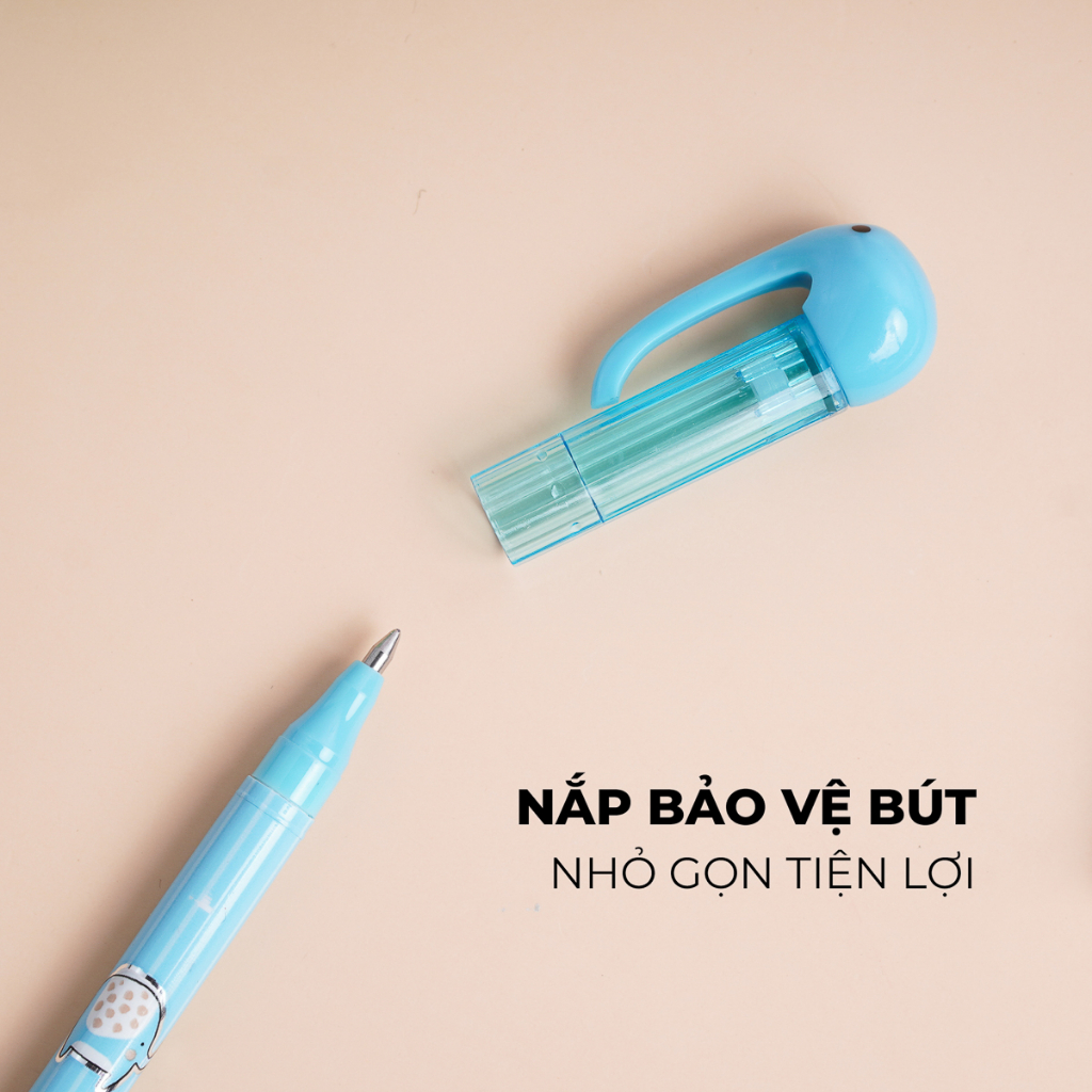 Bút Gel Xóa Được Hình Chú Voi Ngòi 0.5mm CLASSMATE - 1 Chiếc, Mực Đậm, Đều, Dễ Dàng Tẩy Xóa CL-GP215