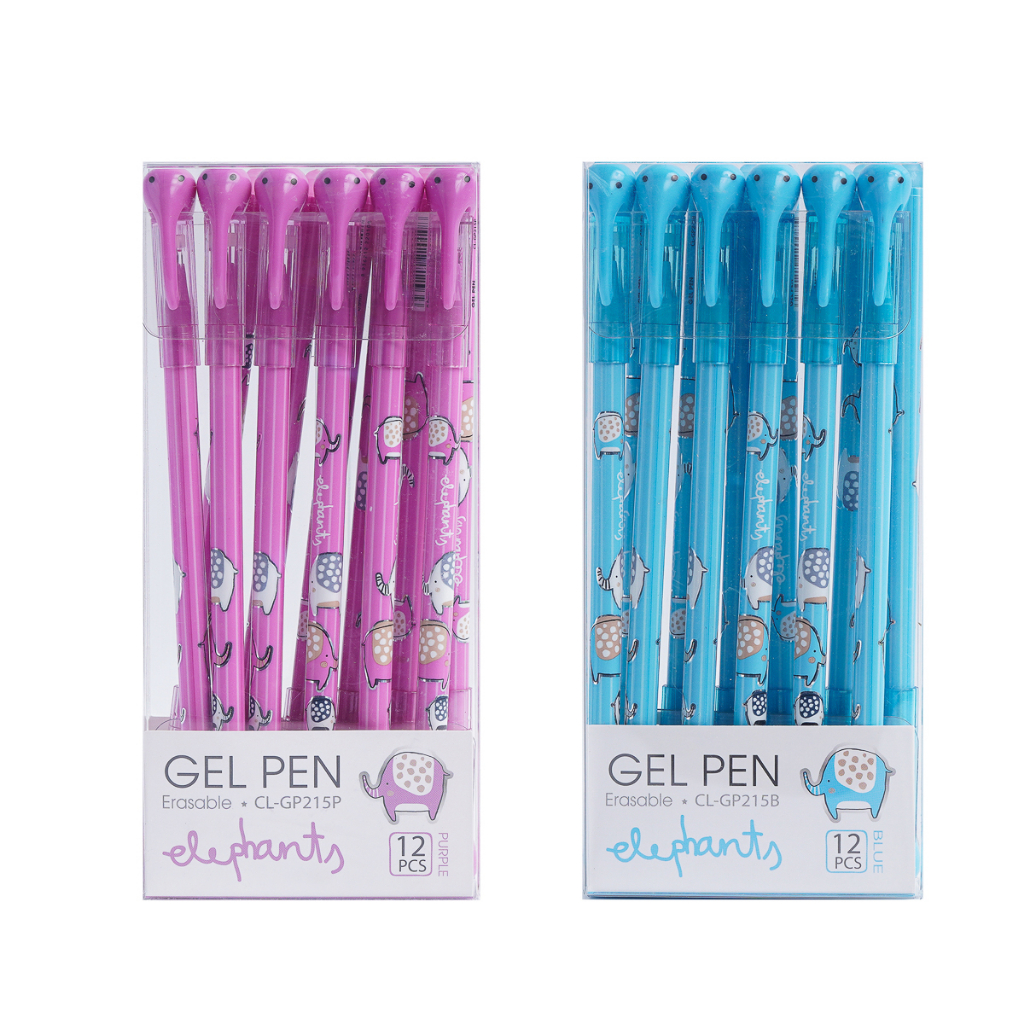 Bút Gel Xóa Được Hình Chú Voi Ngòi 0.5mm CLASSMATE - 1 Chiếc, Mực Đậm, Đều, Dễ Dàng Tẩy Xóa CL-GP215