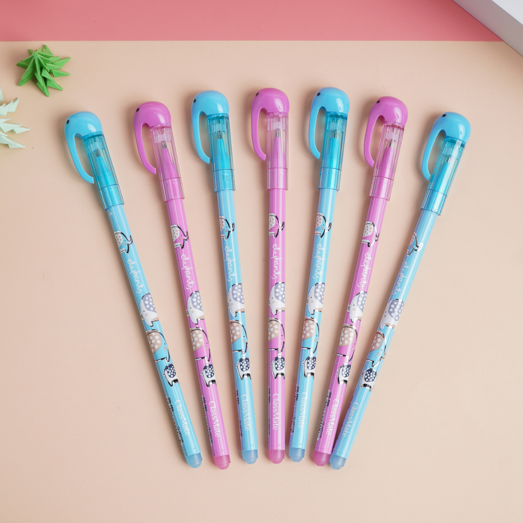 Bút Gel Xóa Được Hình Chú Voi Ngòi 0.5mm CLASSMATE - 1 Chiếc, Mực Đậm, Đều, Dễ Dàng Tẩy Xóa CL-GP215