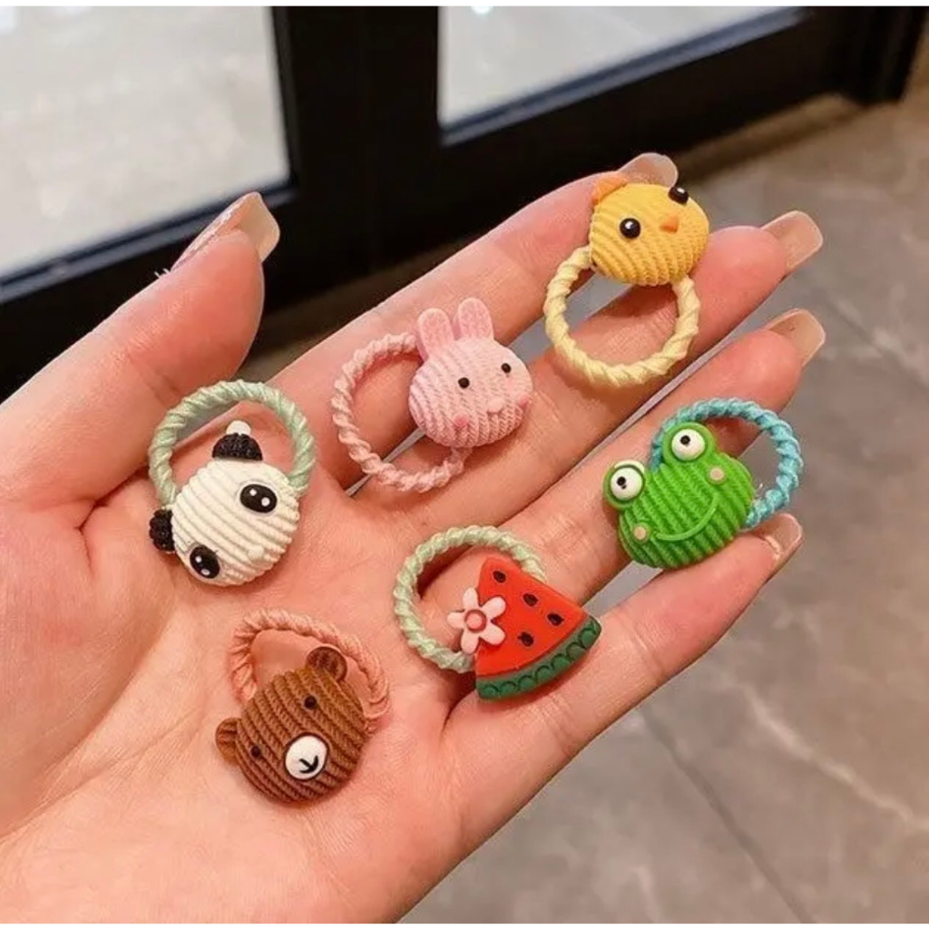 Set 50 chun buộc tóc siêu kute, siêu đáng yêu cho bé.hàng chuẩn loại 1, mix nhiều hình khác nhau siêu cute