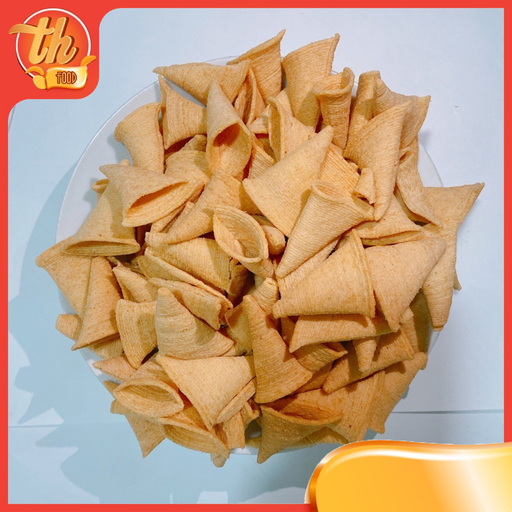 500G Snack Nón Tam Giác, Bim Bim Tam Giác Giòn Tan Thơm Ngon
