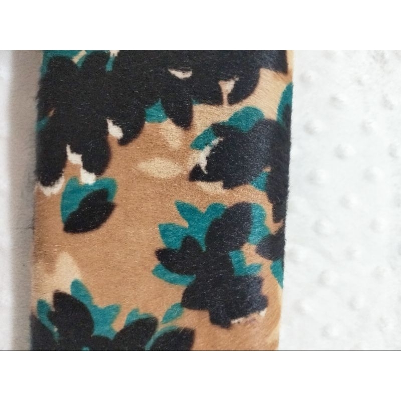 Ví da bò xanh phối lông