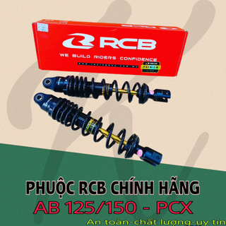 Phuộc rcb mẩu c đen ty vàng cho xe air blade 125 150 novo