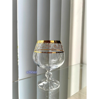 Bộ ly thủy tinh Tiệp khắc uống brandy