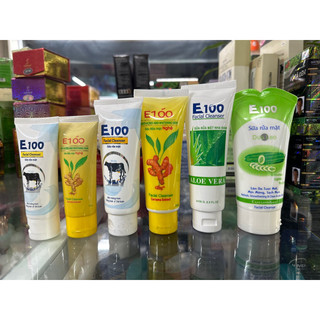 Sữa rửa mặt e100 nha đam,dưa leo,nghệ , e100 bò