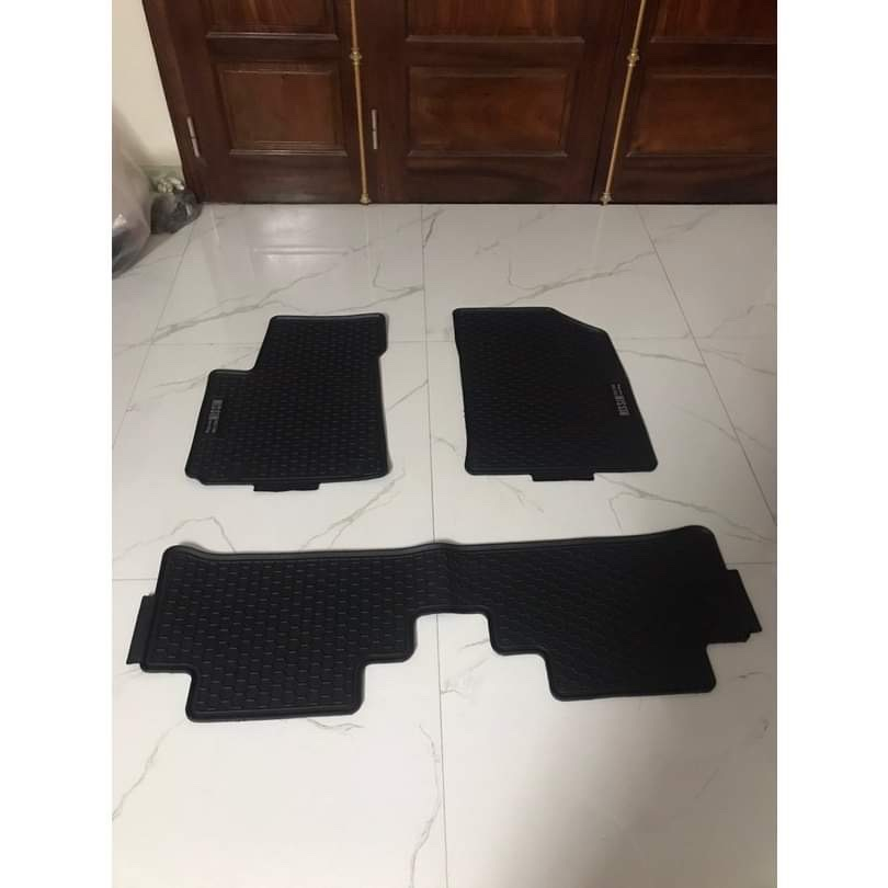 Thảm Lót Sàn Cao Su Xe Kia Morning Cao Cấp Màu Đen