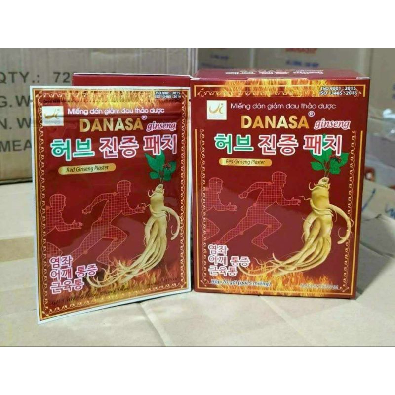 Dán nhân sâm giảm đau nhức bịch 5 miếng