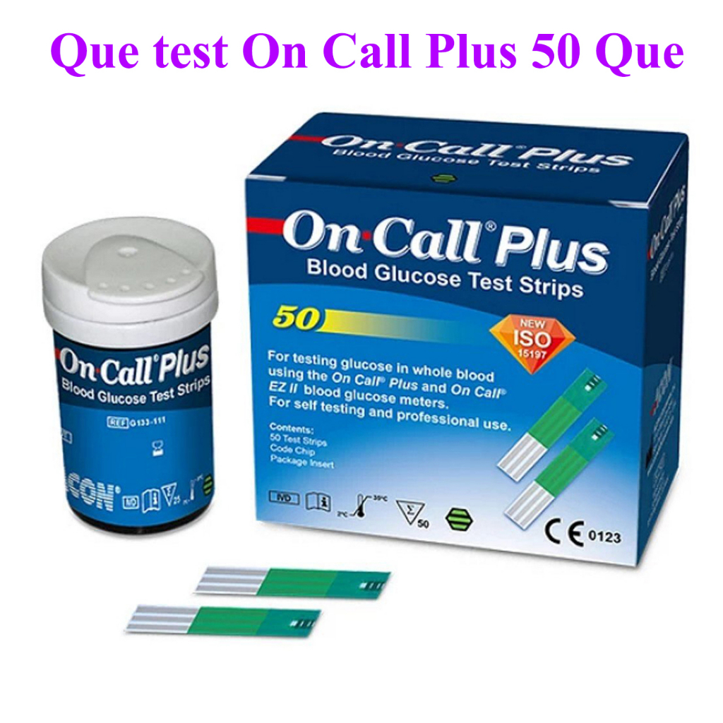 Que thử đường huyết on call plus ( Hộp 50 que )