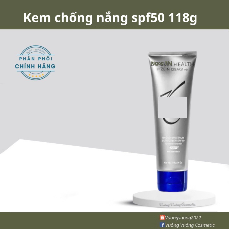 Kem chống nắng cho da nhạy cảm Z0 Skin Broad Spectrum SPF 50 118g