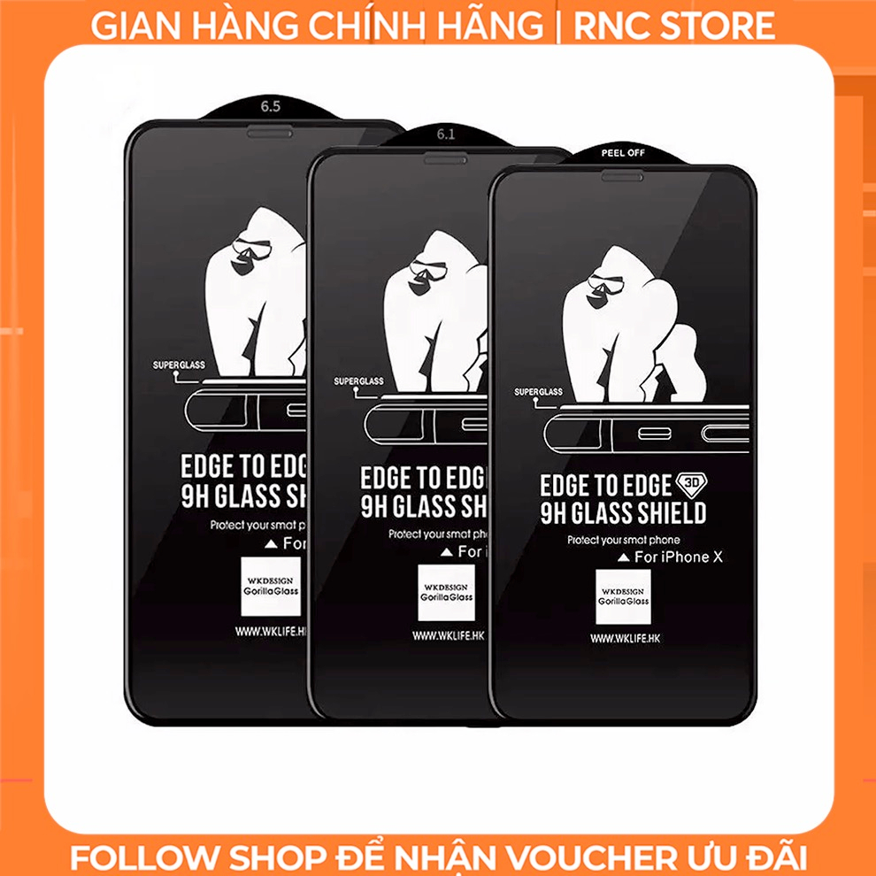 Kính Cường Lực Realme C1/C2/5S/7I/2/6 Pro/...KingKong WK Chính Hãng 3D Full Màn