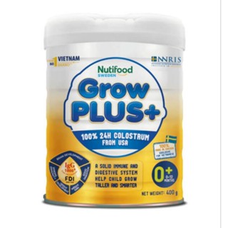 Sữa grow plus vàng 0+ lon 400g( 0-12 tháng)