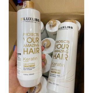 Keratin Luxliss nguyên chất phục hồi hư tổn 500ml - 1000ml
