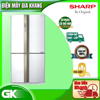Sj-fx680v-wh - miễn phí công lắp đặt - tủ lạnh sharp inverter 678 lít sj-fx680v-wh
