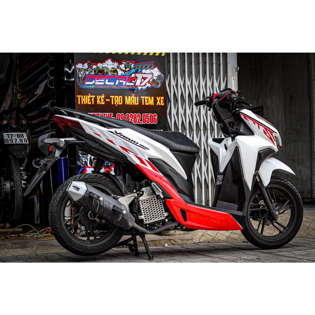 TEM ZIN VARIO TRẮNG ĐỎ !