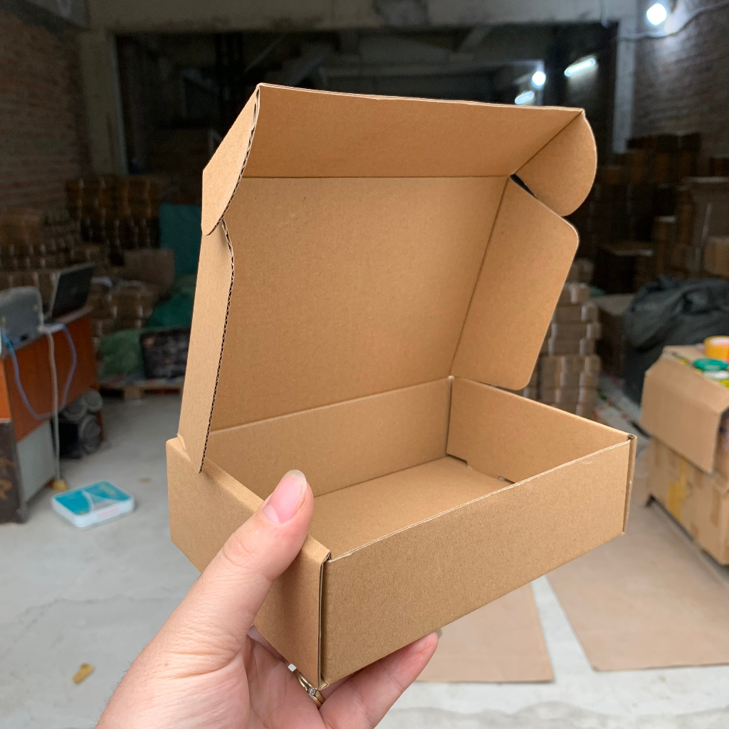 Hộp carton nắp gài gói hàng hộp gói quà nhỏ nhiều kích thước