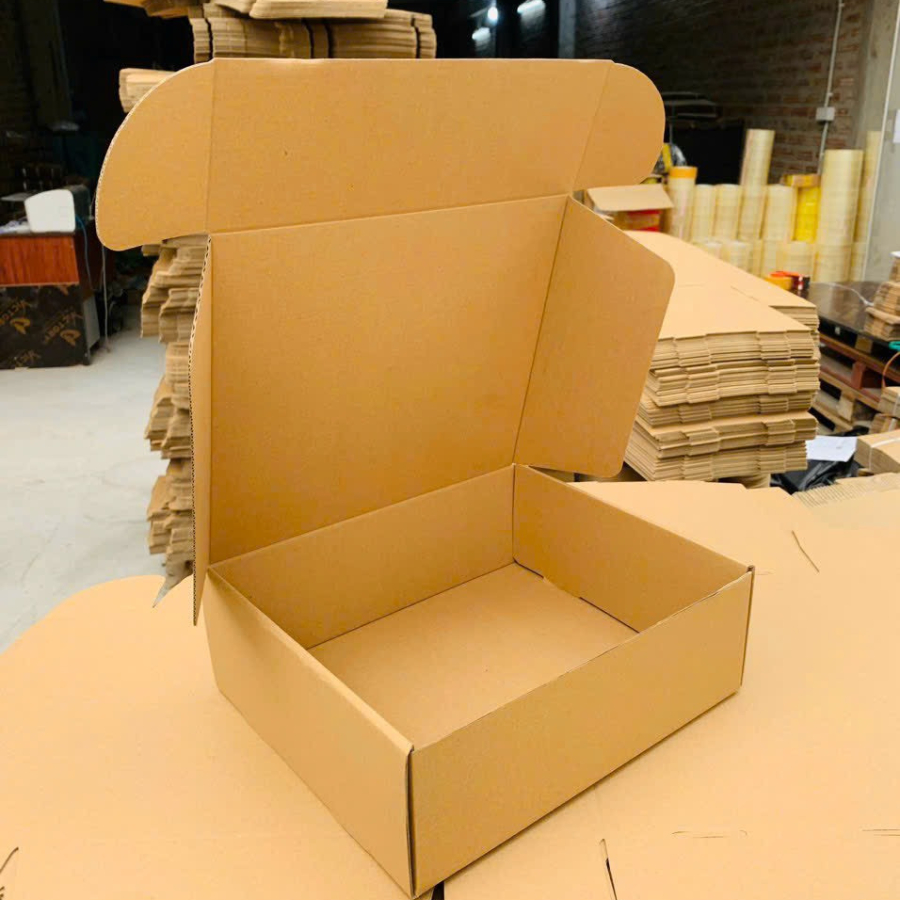 Hộp carton nắp gài gói hàng hộp gói quà nhỏ nhiều kích thước