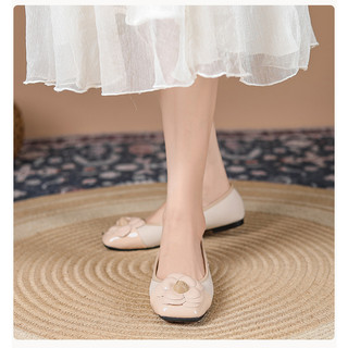 HÀNG CÓ SẴN ( Size 40 ➡️ 44) _ Giày Búp Bê Đính Nơ đá BIG SIZE