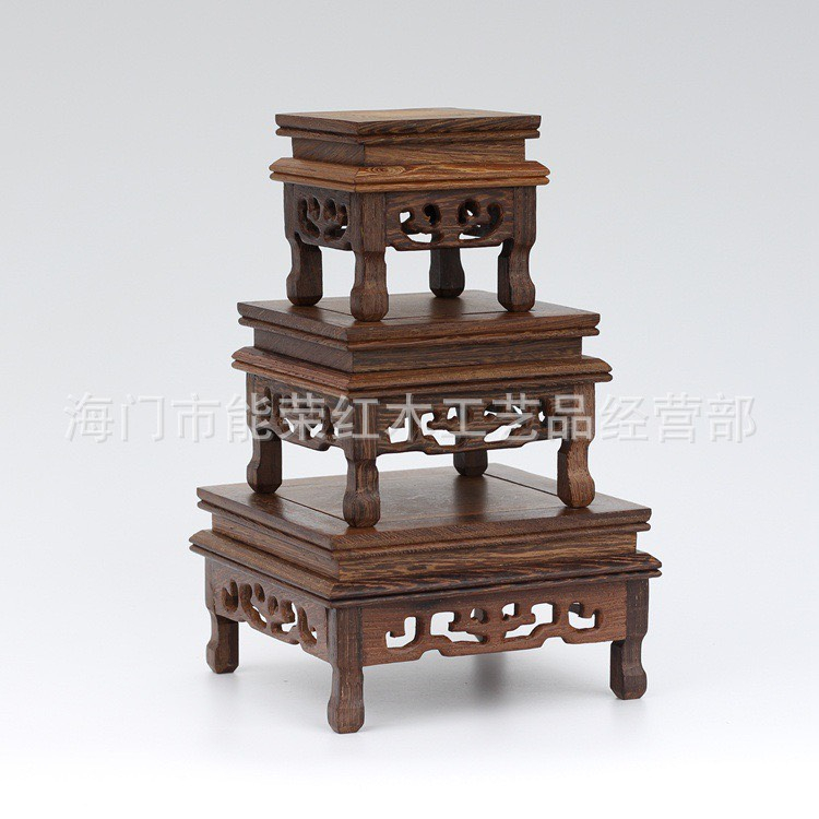 Đế gỗ, đôn gỗ Chậu Hoa để chậu bonsai mini,tượng gốm, ấm trà