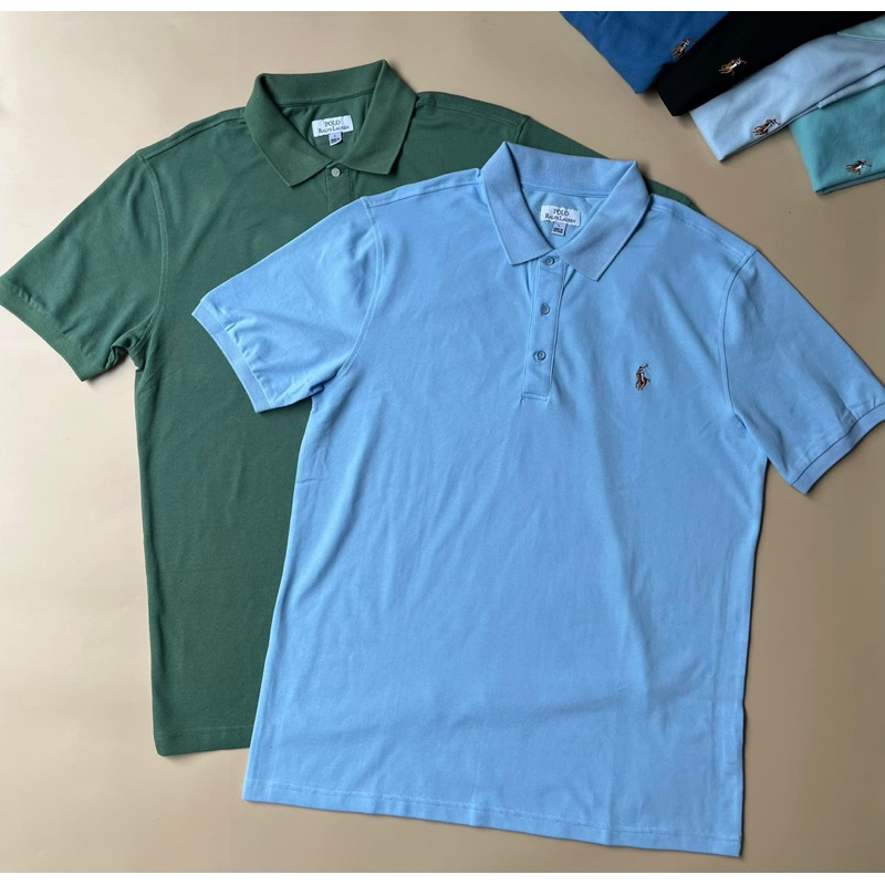 (70-95kg) Áo Polo Polo Ralph Lauren thun cá sấu sang xịn mịn