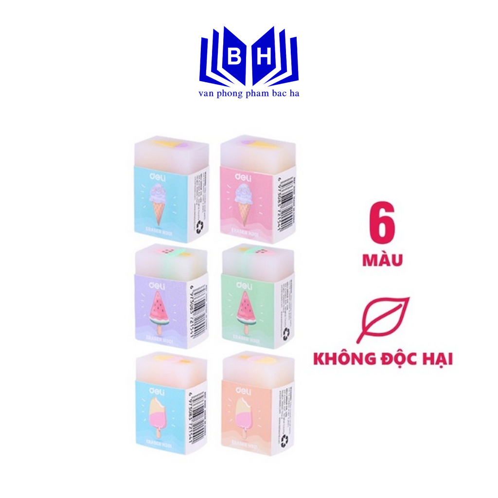 Gôm tẩy thạch hình kem Deli H301