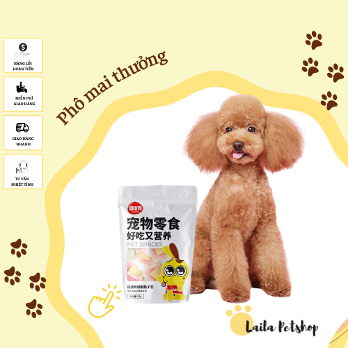 Bánh Thưởng PETSNACKS gói 90g đủ vị cho thú cưng