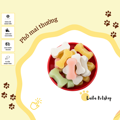 Bánh Thưởng PETSNACKS gói 90g đủ vị cho thú cưng