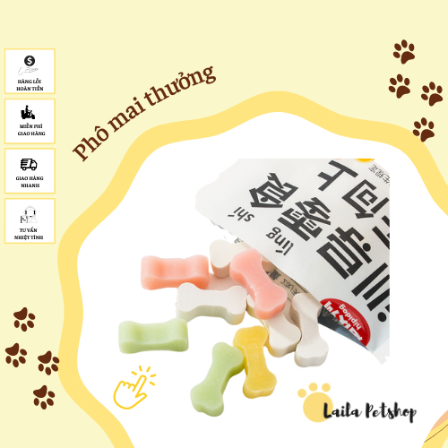 Bánh Thưởng PETSNACKS gói 90g đủ vị cho thú cưng