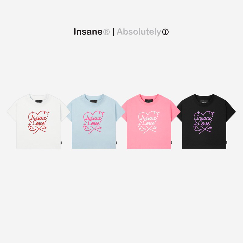 Áo Thun Croptop INSANE l Insane Love Croptop