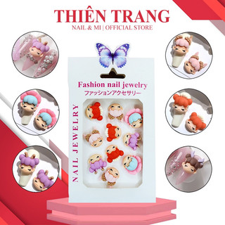 Charm hoạt hình dream baby girl đính nail - charm hoạt hình cô bé đáng yêu đính móng