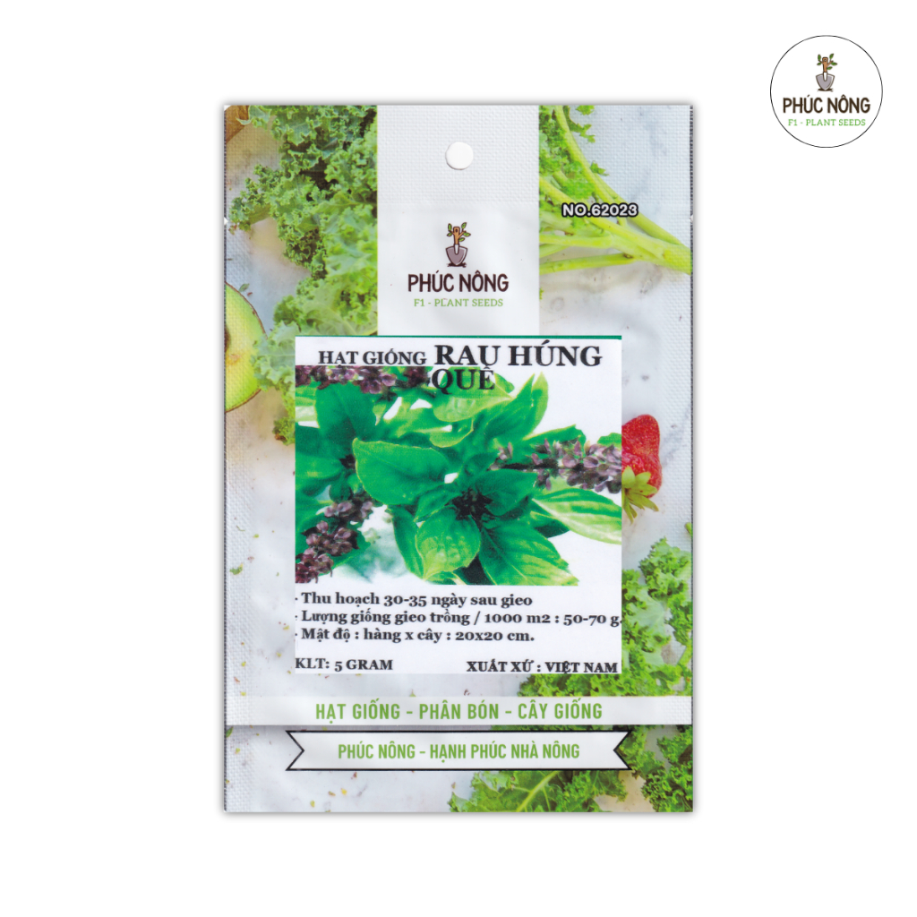 5gr - (Hỏa tốc) Hạt giống Rau Húng Quế