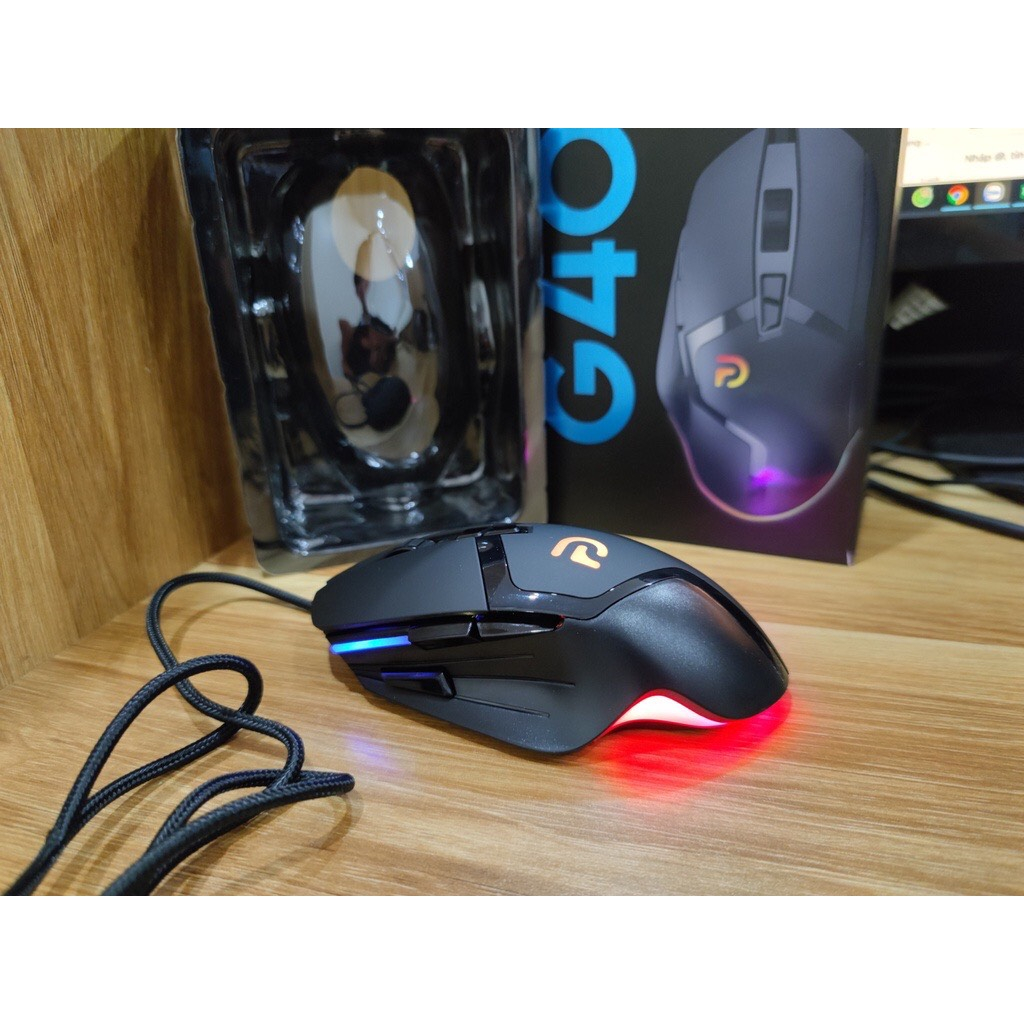Chuột game có dây Logitech G402,G502 Hero - Cảm biến Hero, RGB, 8 nút lập trình bảo hành 24 tháng