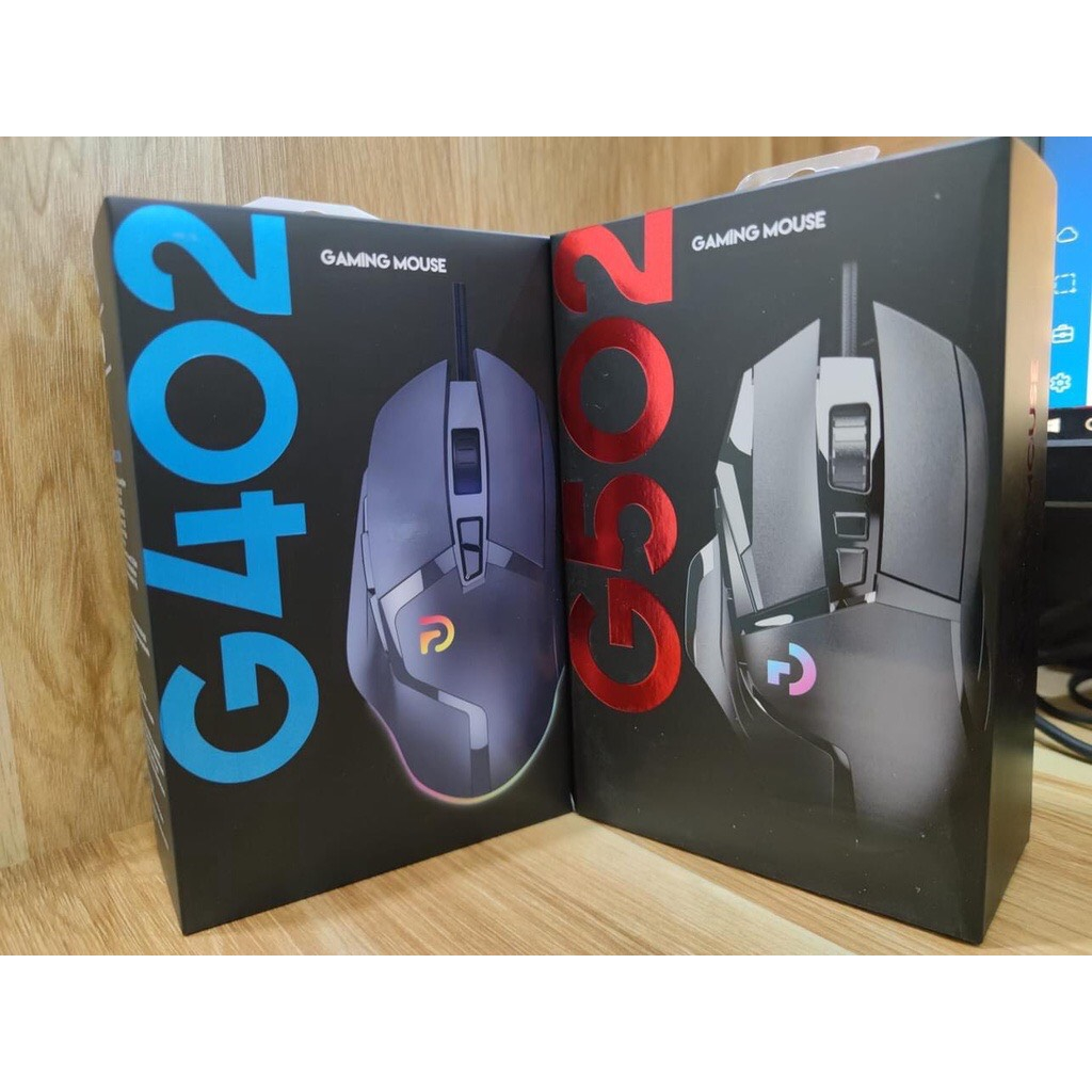 Chuột game có dây Logitech G402,G502 Hero - Cảm biến Hero, RGB, 8 nút lập trình bảo hành 24 tháng